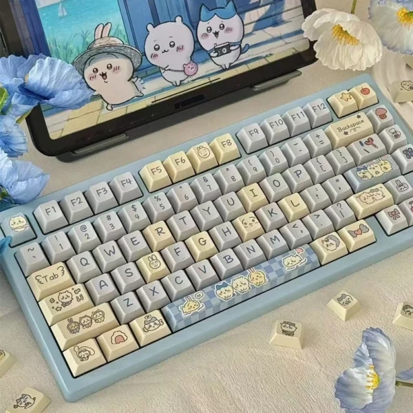 95 key keycaps, 61-84 key layouts, Cute mini keycaps,78/75/61/84/68/64 Keys