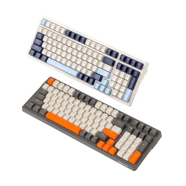 K8 Wireless Mechanical Keyboard Tri-mode Connection,100 Key,Full Key Hot Swap,lighting Effects,Gasket Muffler Structure, Laptops