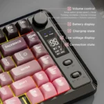 M75 Display Screen Wireless Keyboard, Bluetooth Dual-mode, PBT Gradient Ball Cap, Gaming Keyboard