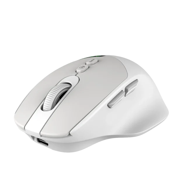 T02 Mute Wireless Mouse,With Display Screen, Noiseless Click,Bluetooth Dual-Mode,Wndows/Mac/IOS/Android