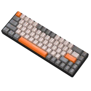 K68 60% Wireless Mechanical Keyboard ,Bluetooth Dual Mode,Hot-Swappable Mini 68-Key Red Switch for PC iPhone iPad,K68 Keyboard