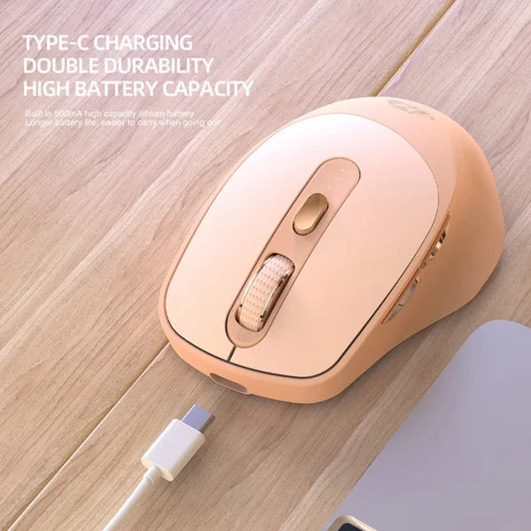 X7 Bluetooth Wireless Mouse Mice With Battery Indicator 5 Adjustable DPI for Windows Android Mac