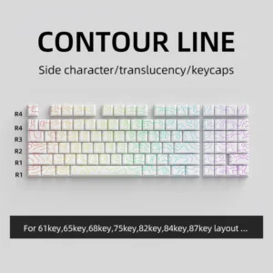 Contour Line PBT 98key keycaps, FOR 61/65/68/75/82/84/87 KEY layout