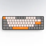 60% Dual Mode Wireless/Bluetooth Mechanical Keyboard Hot-Swappable Mini 68-Key Red Switch for PC iPhone iPad,K68 Keyboard