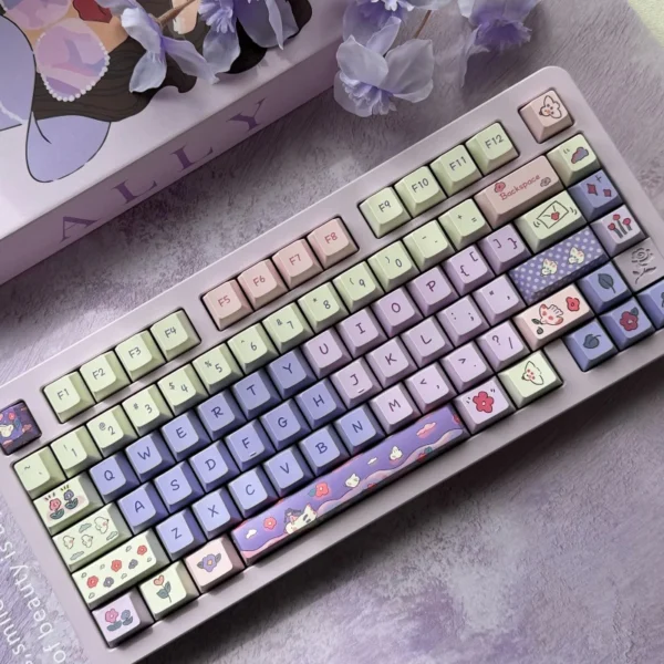 95 key keycaps, 61-84 key layouts, Cute mini keycaps,78/75/61/84/68/64 Keys