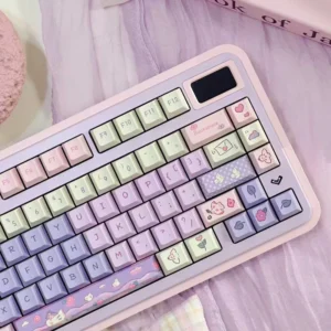 95 key keycaps, 61-84 key layouts, Cute mini keycaps,78/75/61/84/68/64 Keys