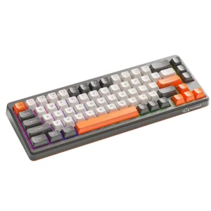 M68 Gaming Wireless Keyboard,Bluetoot Tri-Mode Connection, PBT Ball Cap, Rainbow Light, Suitable for Computers, Laptops, and Mac