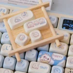 98 key PBT thermal sublimation keycaps, Compatible with magnetic switches andmechanical switches 61-87 layout ﻿