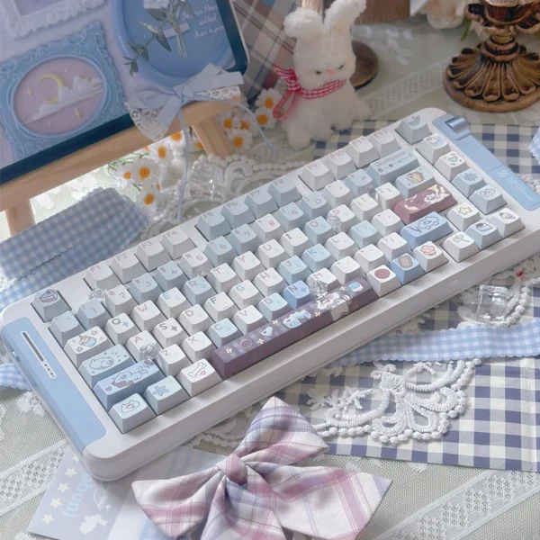 95 key keycaps, 61-84 key layouts, Cute mini keycaps,78/75/61/84/68/64 Keys